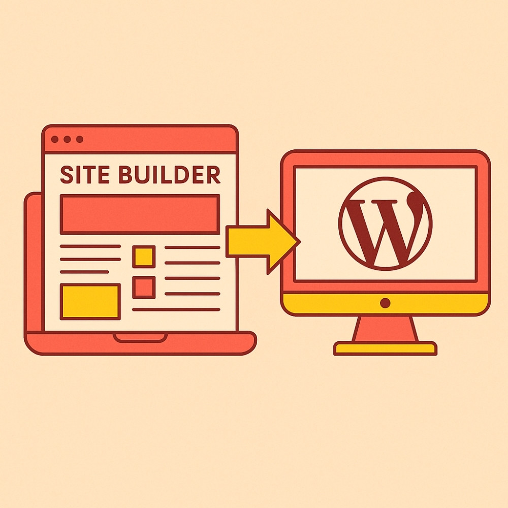 Migration d'un site builder vers wordpress