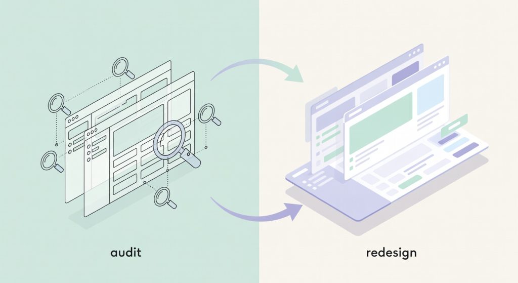 Audit et refonte UX d'application SaaS ou tableau de bord