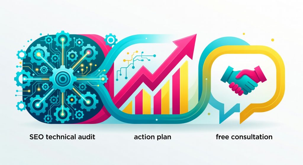 Audit SEO technique avec plan d'action et consultation