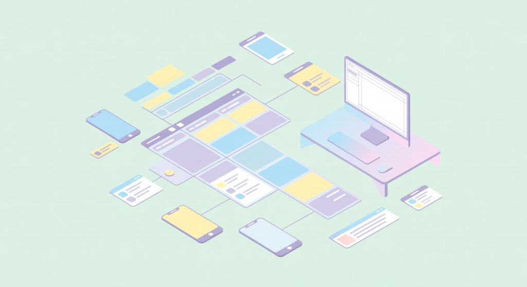 Design UX UI scalable d'application mobile et web sur Figma