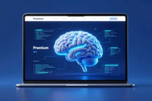 Développement de site web avec intelligence artificielle