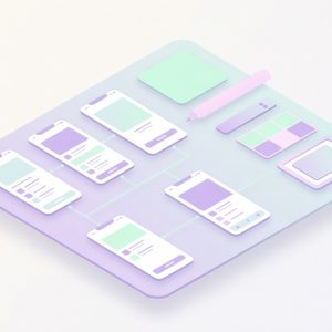 Prototype UX d’application iOS sur Figma
