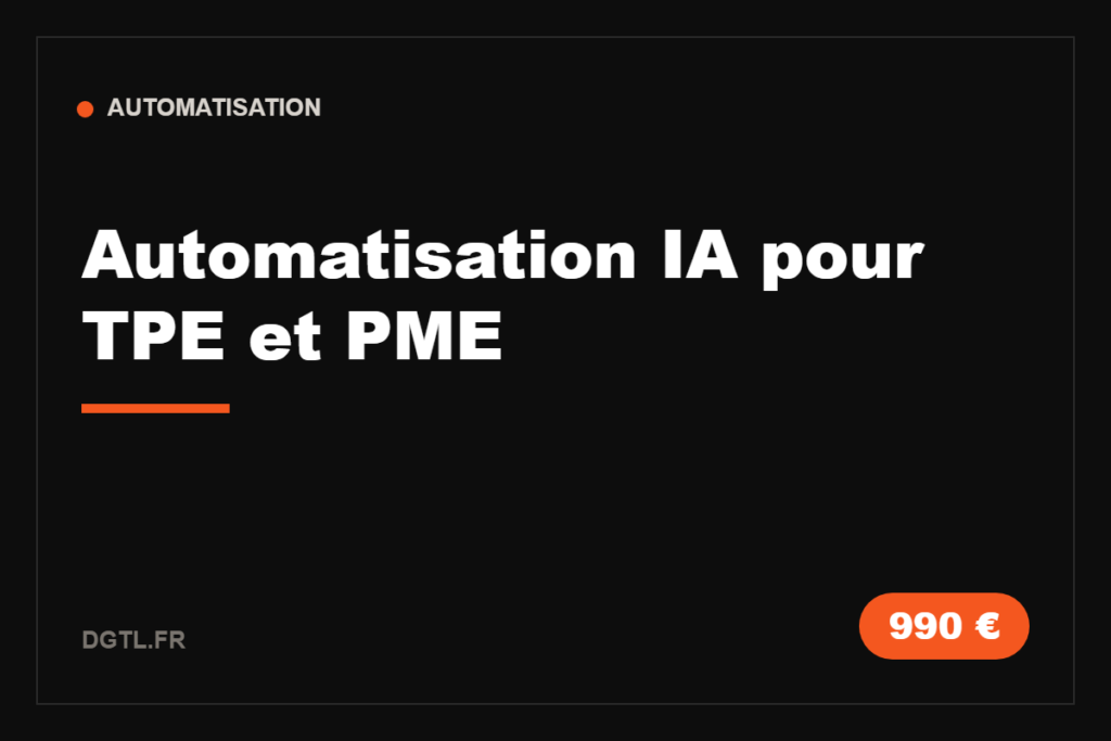Automatisation IA pour TPE et PME