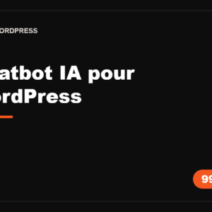 Chatbot IA pour site WordPress · support et vente 24/7