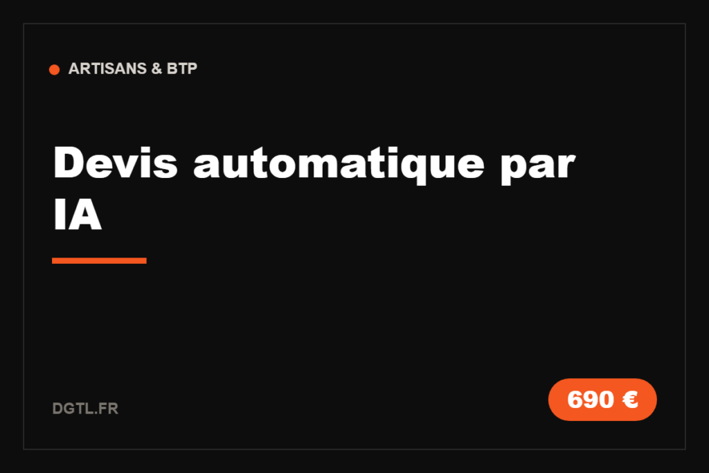 Devis automatique par IA