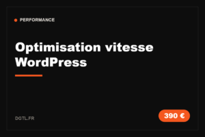 Optimisation vitesse WordPress · Core Web Vitals au vert